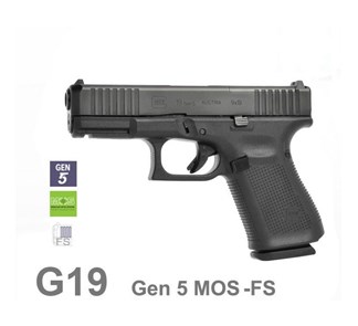 Pistola GLOCK G19 MOS Gen 5 - Cal 9x19mm